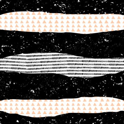 Patroon met versierde strepen