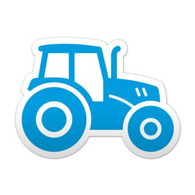 Sticker Pegatina simbolo tractor