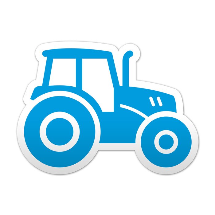 Sticker Pegatina simbolo tractor