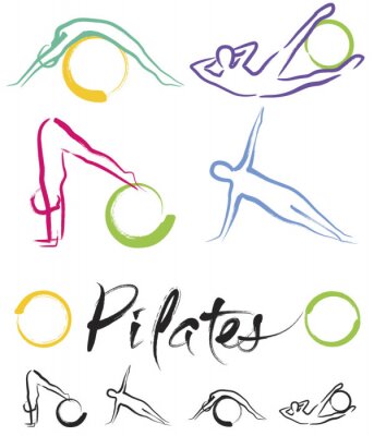 Sticker pilates
