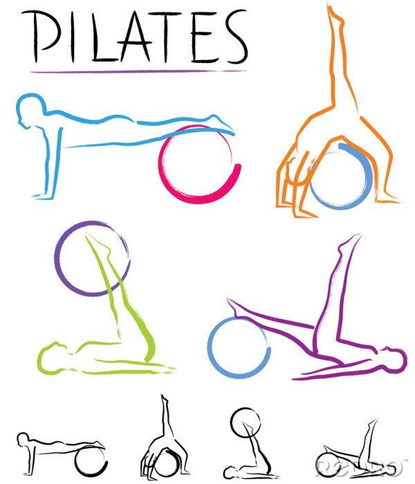Sticker Pilates