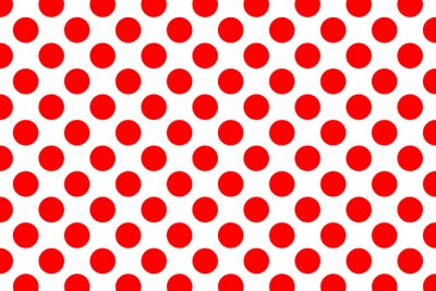 Sticker Polka dot patroon achtergrond