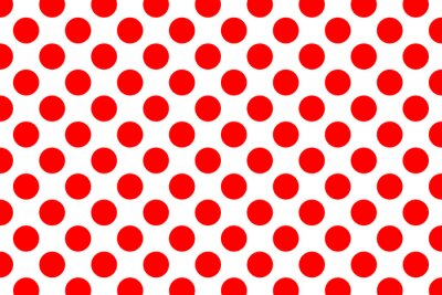 Sticker Polka dot patroon achtergrond