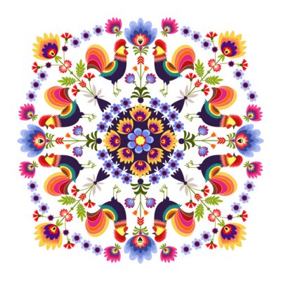 Sticker polska ozdoba