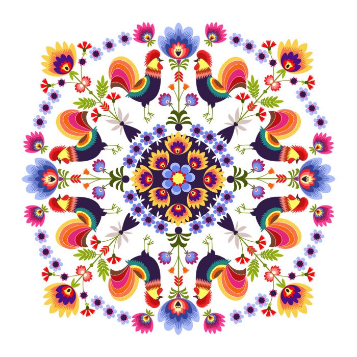 Sticker polska ozdoba