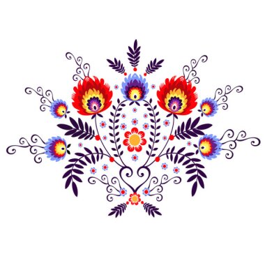 Sticker polski WZOR ludowy - Inspiracja