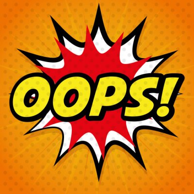 Sticker Pop art en komische ontwerp