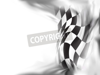 Sticker race vlag achtergrond vector illustratie