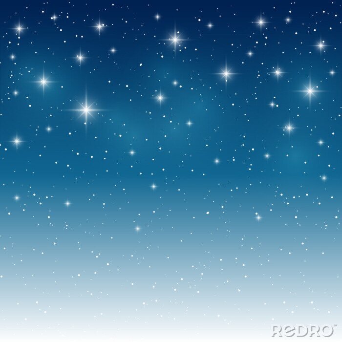 Sticker Regeling van sterren aan de hemel