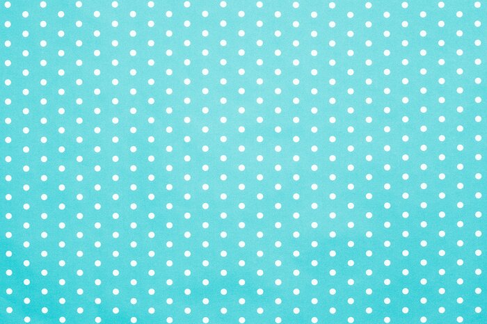 Sticker retro blauwe stip patroon