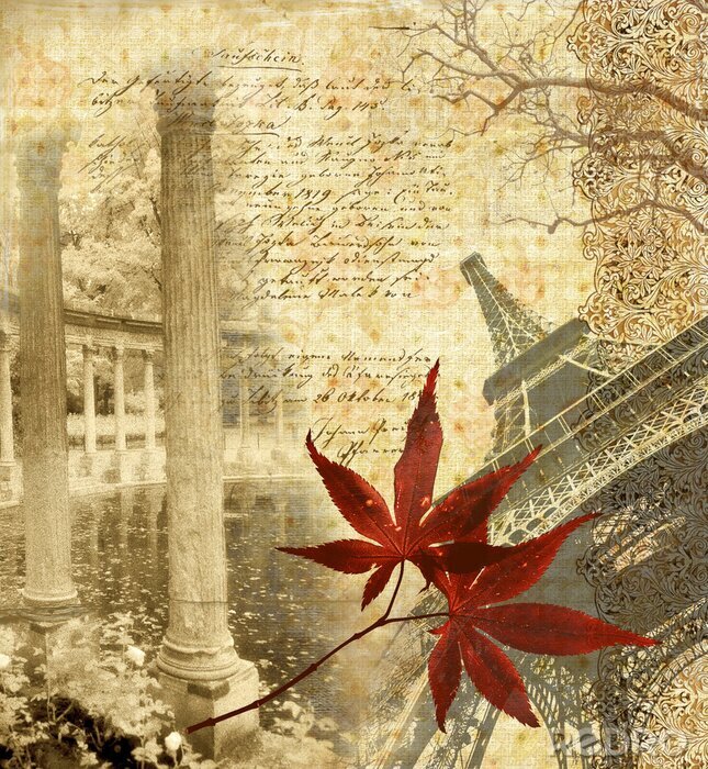 Sticker Retro-collage