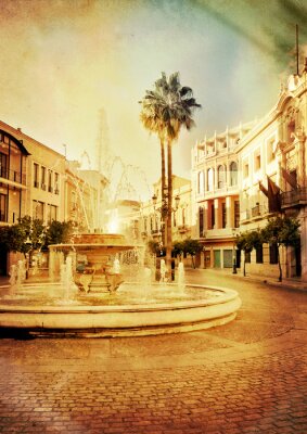 Retro foto van Spanje