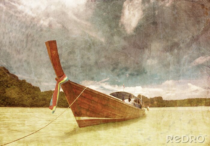 Sticker Retro tropen