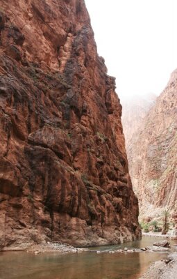 Rivier in de vallei van de Canyon