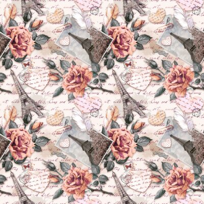 Sticker Romantisch Parijs