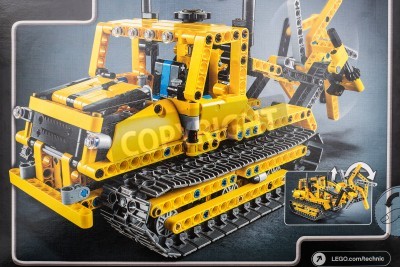 Sticker Rupsvoertuig LEGO Technic constructie