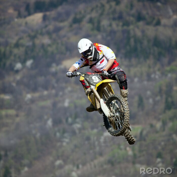 Sticker salto con moto da kruis