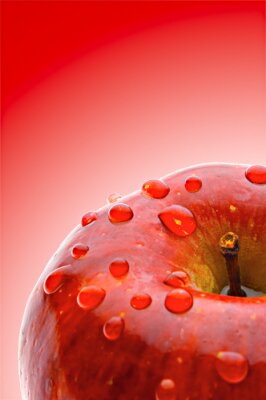 Sticker sappige appel