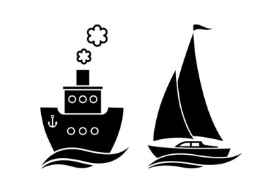 Sticker Schip icons