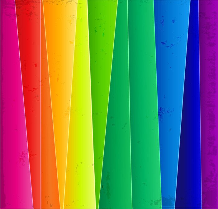 Sticker Schuine lijnen abstracte regenboog achtergrond