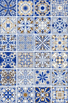 Sticker Set decoratieve azulejos-tegels