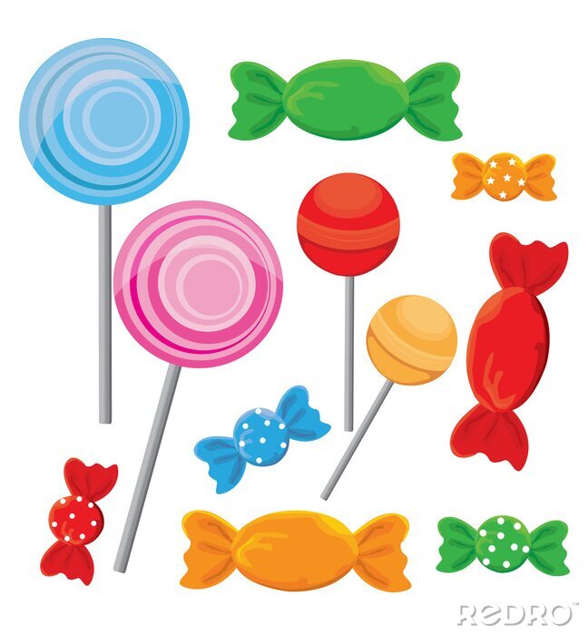 Sticker Set van Candy