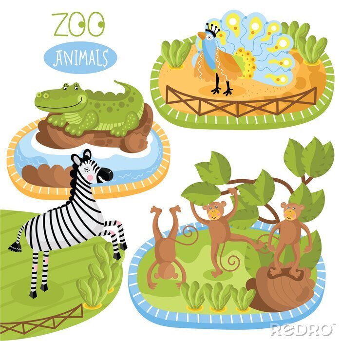 Sticker Set van dieren