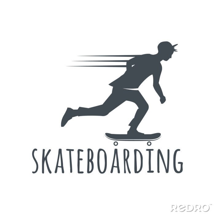 Sticker Set van skateboarden etiketten, insignes en design-elementen