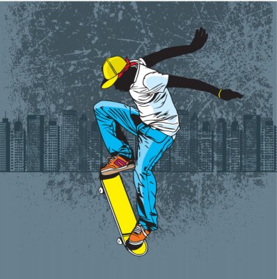 Sticker skateboarden