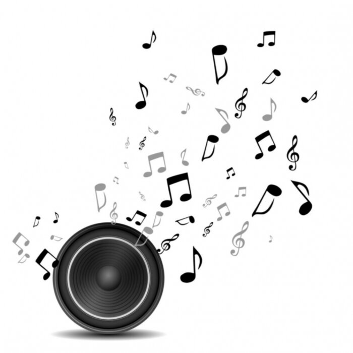 Sticker Speakers klinken noten