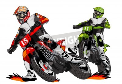 Sticker speedway racen