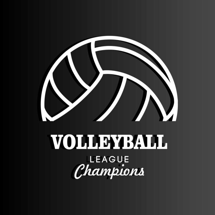 Sticker Sport ontwerp op zwarte achtergrond vector illustratie