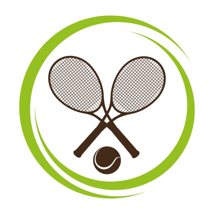 Sticker Sports design, vector illustration.