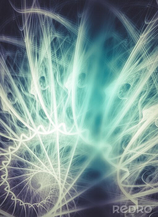 Sticker Star. Creatief ontwerp achtergrond, fractal stijlen met kleur desi