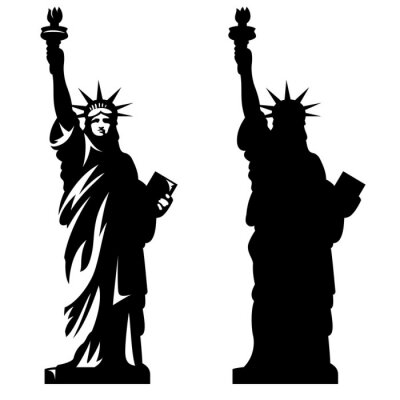 Sticker Statue of Liberty 002