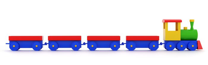 Sticker Steam speelgoed locomotief