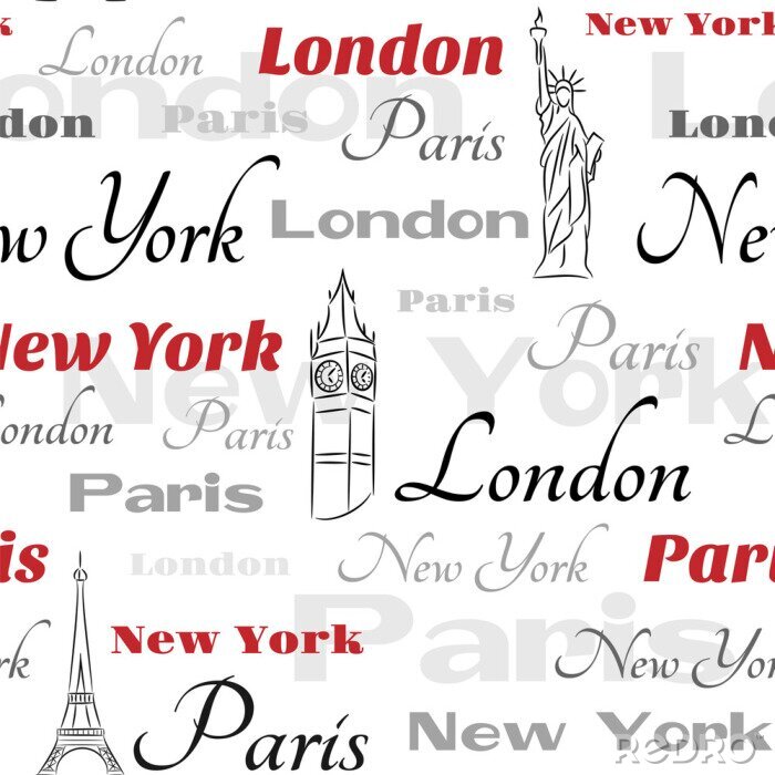 Sticker Stedelijke typografie