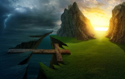 Sticker Steek de kloof