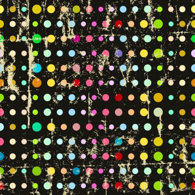 Sticker Stippen naadloze patroon, vector, fictieve artwork