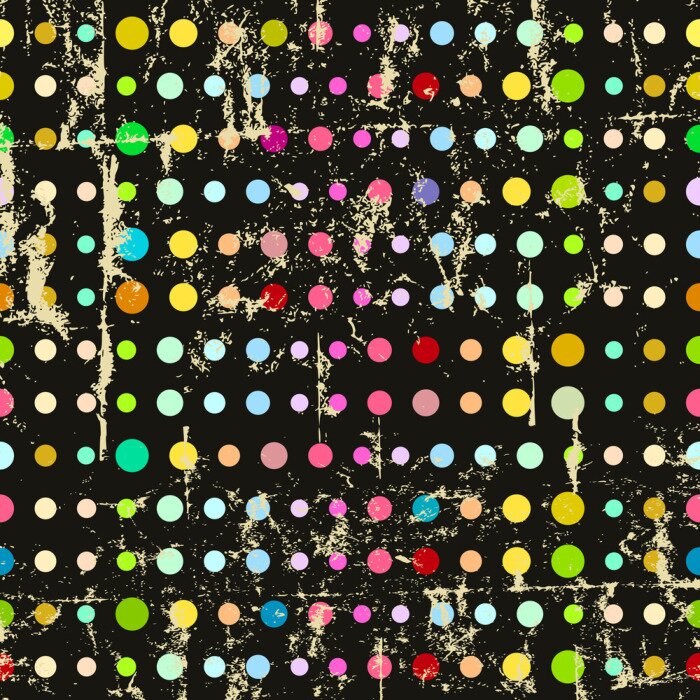 Sticker Stippen naadloze patroon, vector, fictieve artwork