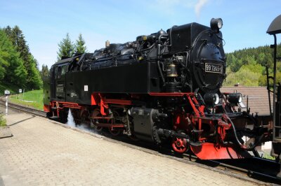 Sticker Stoomlocomotief