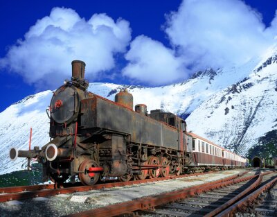 Sticker stoomlocomotief