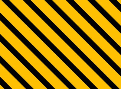 Sticker Strepen oranje zwart