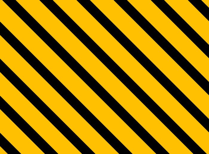 Sticker Strepen oranje zwart