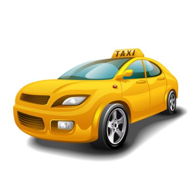 Sticker taxi auto