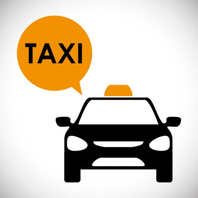 Sticker Taxi-service design