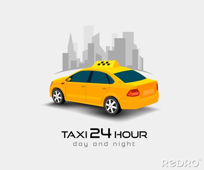 Sticker taxiauto
