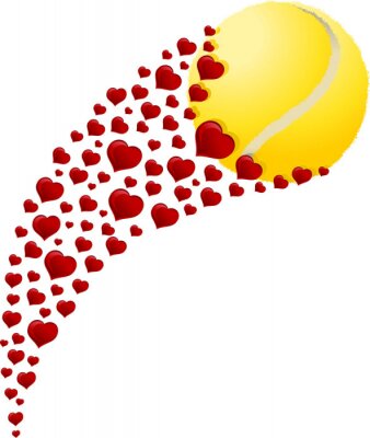 Sticker Tennis Champagne Celebration