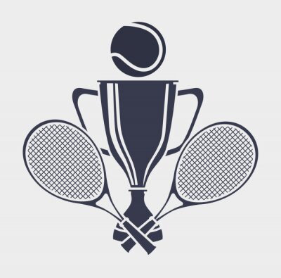 Sticker Tennis sport spel