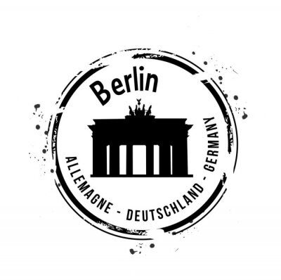Sticker timbre Berlijn